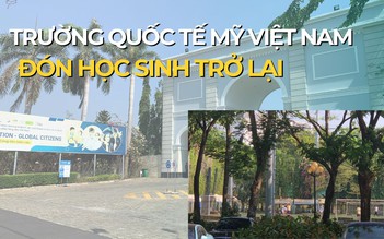 Học sinh Trường Quốc tế Mỹ Việt Nam trở lại trường sau một ngày bị gián đoạn
