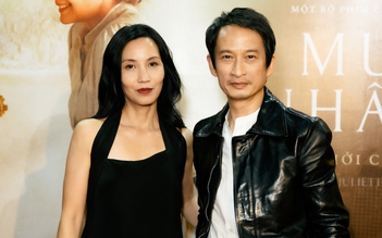 Trần Anh Hùng sánh đôi cùng vợ ra mắt phim mới tại TP.HCM