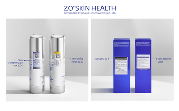 ZO® Skin Health thay đổi tem chính hãng bảo vệ làn da khỏi sản phẩm giả mạo