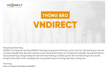 Cổ phiếu VNDIRECT giao dịch khủng, giá giảm hơn 3%