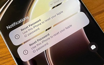Người dùng iPhone bị 'dội bom' thông báo đặt lại mật khẩu iCloud