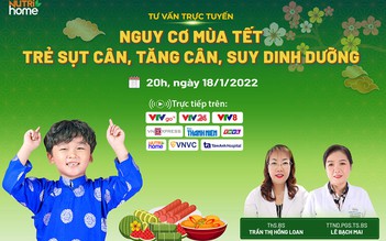 Tư vấn trực tuyến: Nguy cơ mùa Tết - Trẻ sụt cân, tăng cân, suy dinh dưỡng