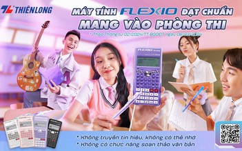 Máy tính Thiên Long Flexio đạt chuẩn mang vào phòng thi