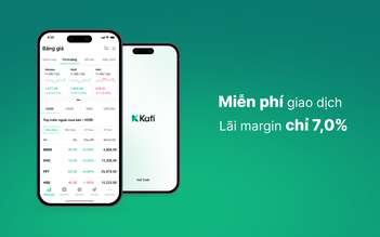 Kafi: Vận động cùng thị trường với ưu đãi lãi suất margin 7%, miễn phí giao dịch