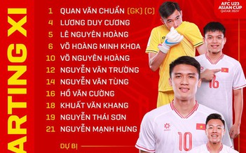 HLV Hoàng Anh Tuấn xoay tua, U.23 Việt Nam vẫn mạnh đấu Malaysia: Mạnh Hưng, Văn Tùng đá chính