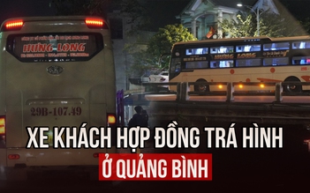 Bát nháo xe khách hợp đồng trá hình ở Quảng Bình