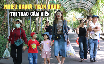 Cảnh hiếm ở Thảo Cầm Viên ngày đầu nghỉ lễ: Lượng khách giảm, đến chỉ để... tránh nóng