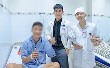 Cứu bệnh nhân bị cuốn cánh tay vào máy cuộn rơm