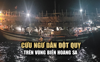 Cứu ngư dân bị đột quỵ trên vùng biển Hoàng Sa