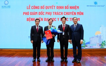 Bệnh viện Đại học Y Dược TP.HCM bổ nhiệm 2 phó giám đốc mới