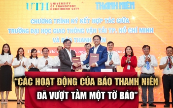 Hiệu trưởng Trường ĐH Giao thông vận tải TP.HCM: 'Các hoạt động của Báo Thanh Niên đã vượt tầm một tờ báo'