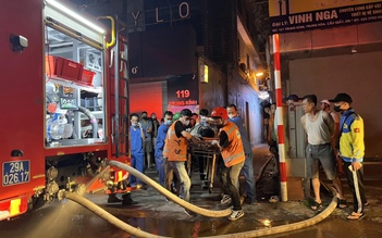 Vụ cháy nhà trọ 14 người chết: 50 cảnh sát tham gia cứu nạn