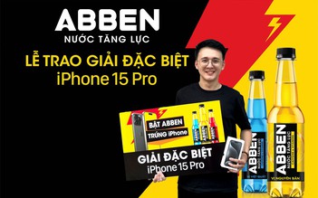 Cơ hội rinh iPhone 15 Pro siêu dễ cùng nước tăng lực ABBEN