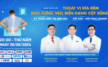 Thoát vị đĩa đệm, đau, cứng cột sống - kỹ thuật điều trị hiện đại