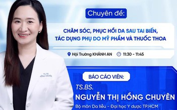 Chăm sóc, phục hồi da sau tai biến, tác dụng phụ do mỹ phẩm và thuốc thoa