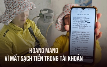 Người bán vé số trình báo công an vì bỗng mất sạch tiền trong tài khoản