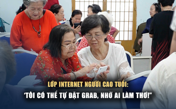 U.80, U.90 đi học sử dụng Internet: để đặt Grab, nhờ AI làm thơ