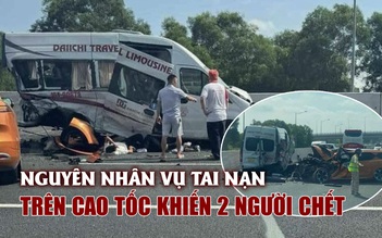 Nguyên nhân vụ tai nạn trên cao tốc Hà Nội - Hải Phòng khiến 2 người chết