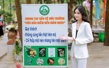 Hoa hậu Nguyễn Thanh Hà nêu sáng kiến bảo vệ môi trường Côn Đảo