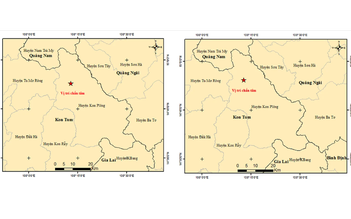 Kỷ lục động đất ở Kon Tum: 46 trận trong 2 ngày