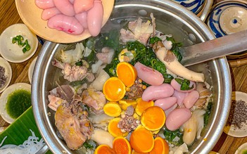 Cuối tuần hẹn nhau thưởng thức lẩu gà lá é tại TP.HCM