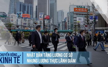 Lương cơ sở tăng, lương thực lãnh lại giảm tại Nhật Bản