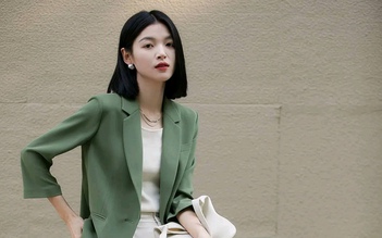 Điểm nhấn cho phong cách công sở mùa thu với áo blazer