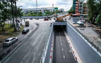 Hầm chui ngàn tỉ giảm tải cửa ngõ sân bay Tân Sơn Nhất trước ngày thông xe