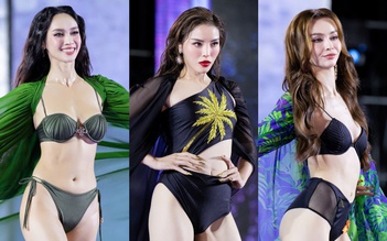 Kỳ Duyên cùng dàn người đẹp Miss Universe Vietnam trình diễn áo tắm nóng bỏng