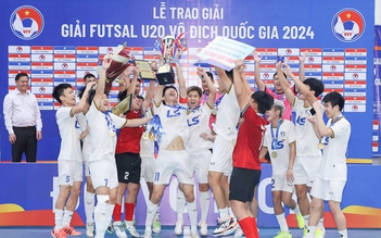 Quật ngã Sài Gòn Titans TP.HCM, Thái Sơn Bắc lên ngôi giải futsal U.20 quốc gia 2024