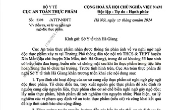 Điều tra vụ nghi ngộ độc thực phẩm tại Hà Giang