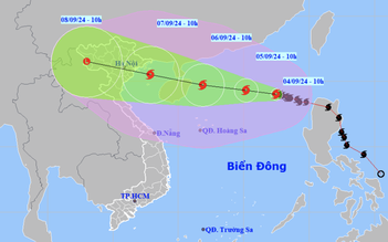 Bão số 3 tiếp tục tăng cấp, có thể đạt cấp 15 từ ngày mai