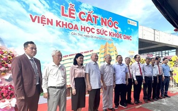 Trường ĐH Nam Cần Thơ cất nóc công trình Viện Khoa học sức khỏe  600 tỉ