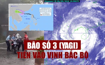 Bão số 3 (YAGI) vào vịnh Bắc bộ, còn cách Quảng Ninh hơn 200 km