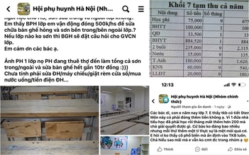 Khoản thu đầu năm học: Đến hẹn lại… lo