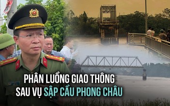 Sập cầu Phong Châu: Công an Phú Thọ phân luồng giao thông