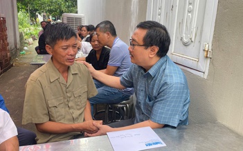 Báo Thanh Niên chia sẻ nỗi đau với gia đình đại úy hy sinh khi chống bão