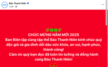 Năm mới 2025: Mạng xã hội 'bừng sáng' lời chúc hạnh phúc, khởi đầu tốt đẹp