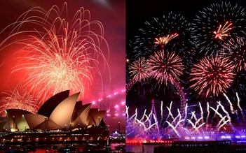 Thế giới chào đón năm 2025 với pháo hoa rực rỡ