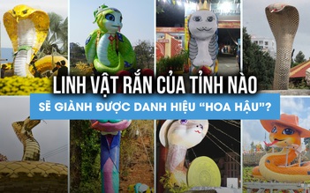 Linh vật khắp nơi đọ sắc tìm danh hiệu 'hoa hậu rắn': Có một đại diện vừa nhìn đã mê