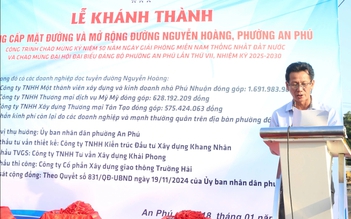 TP.Thủ Đức: Đường Nguyễn Hoàng thoát cảnh 'ổ gà, ổ voi'