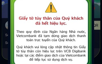 Bị khóa hết tài khoản ngân hàng, ví điện tử vì điều này?