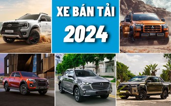 Xe bán tải Việt Nam năm 2024: Ford Ranger 'chễm chệ' ngôi vương