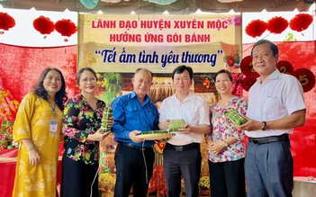 Xuyên Mộc: Thi gói bánh chưng, bánh tét tặng phiên chợ xuân 0 đồng