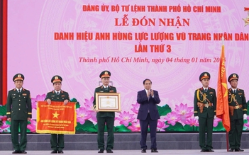 Lực lượng vũ trang TP.HCM nhận danh hiệu Anh hùng lực lượng vũ trang nhân dân lần 3