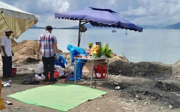 Điều tra vụ tài xế tử vong khi xe ben rơi xuống biển ở cảng Tiên Sa