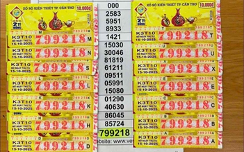 Xổ số miền Nam ngày 15 tháng 10: Một người vừa trúng 28 tỉ đài Cần Thơ