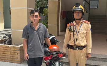 Đội CSGT Nam Sài Gòn lập biên bản thanh niên bốc đầu xe ở TP.Vũng Tàu cũ