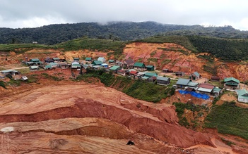 Lâm Đồng: Cận cảnh sạt lở khu tái định cư