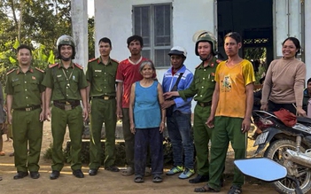 Cụ bà 95 tuổi đi lạc trong rẫy giáp rừng: Uống nước suối, dùng áo mưa giữ ấm